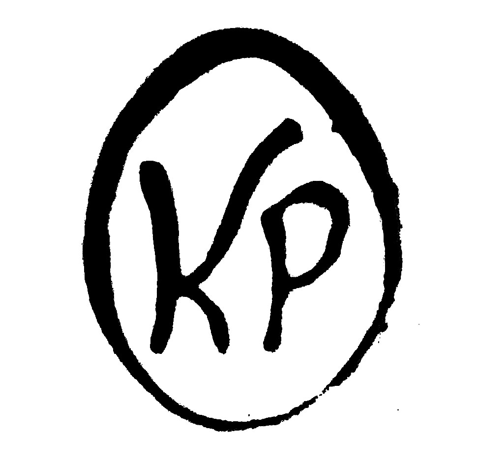 Kőbányai Porcelángyár KP jelzés